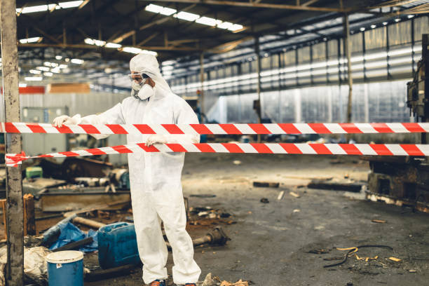 Professional Drug Lab Cleanup technician working in Clifton, IL
